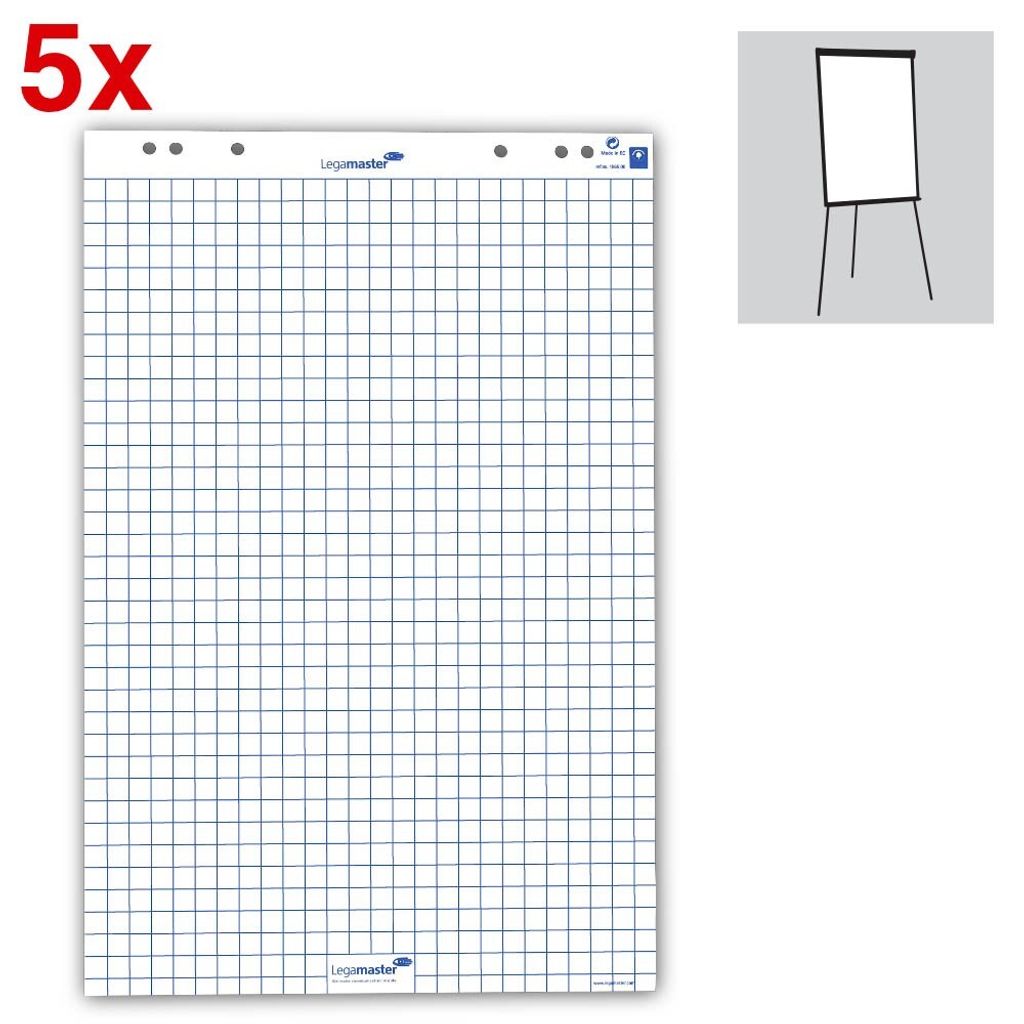 Legamaster flipchartový papír kostkovaný 65,0 x 98,0 cm, 20 Obrázek produktu 
