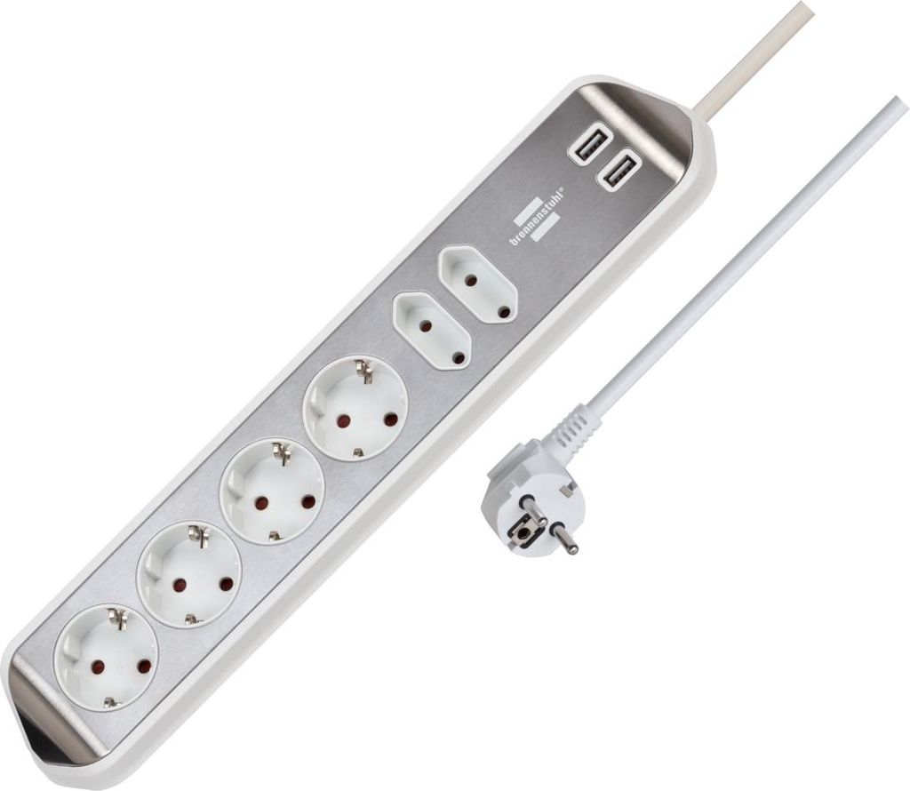 Brennenstuhl estilo rohová zásuvka USB stolová zásuvka Obrázok produktu 