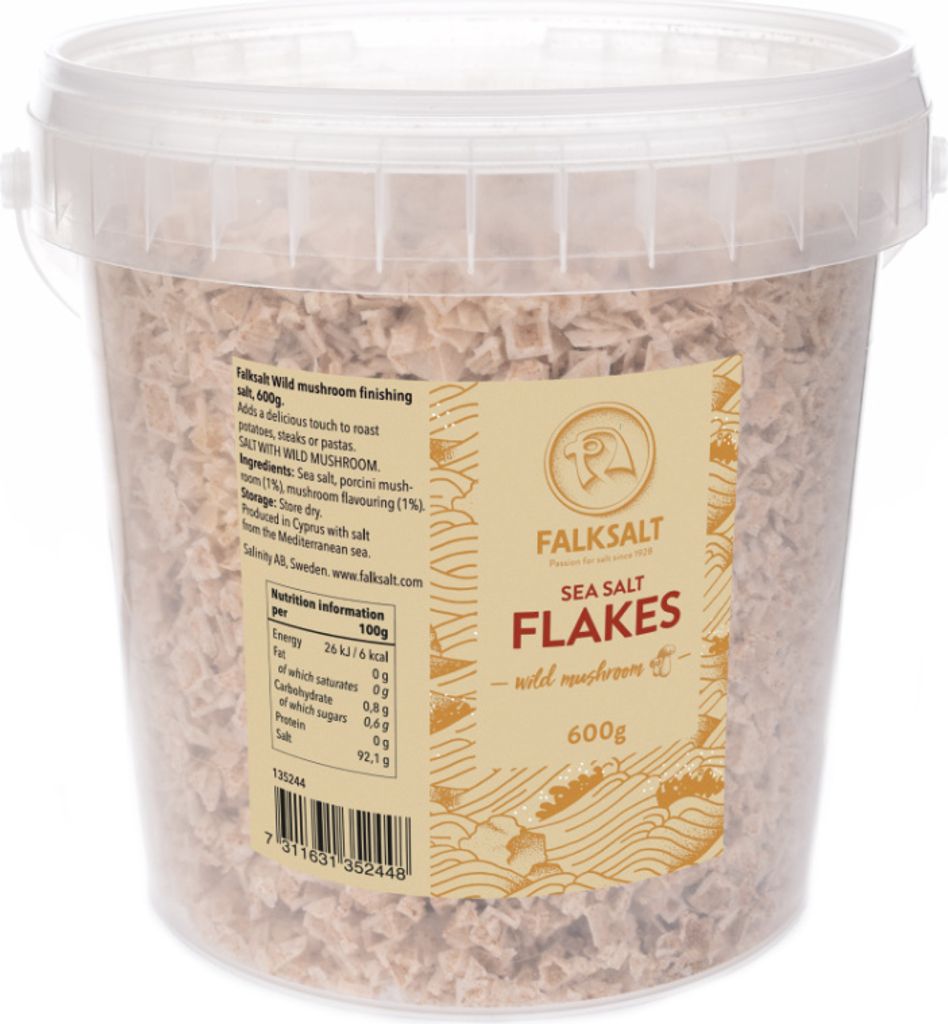 Meersalzflocken, Pilzgeschmack, 600g, Falksalt Produktbild 