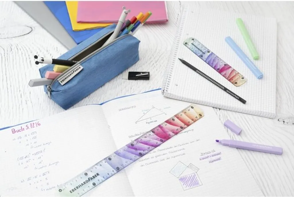 Règle Rainbow 300 mm Eberhard Faber - Finis les tracés imprécis au bureau