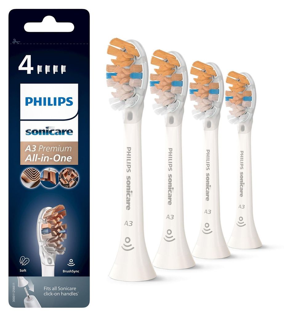 Sonicare A3 Premium All-in-One HX9094/10  4er-Pack (weiß) Produktbild 