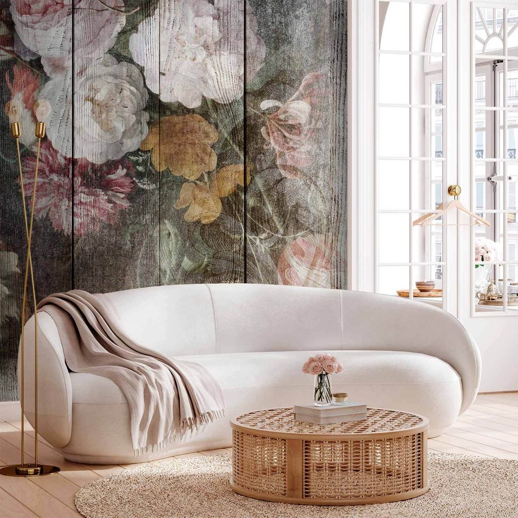 Selbstklebende Folie Fototapete - Time Composition 147x105 cm Blumen b-C-0943-a-a