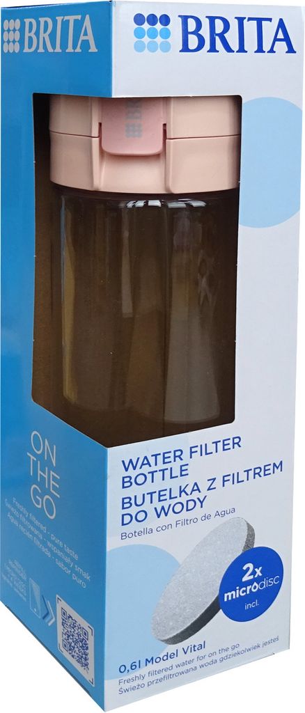 Brita Vital Pfirsich 2-Scheiben-Filterflasche