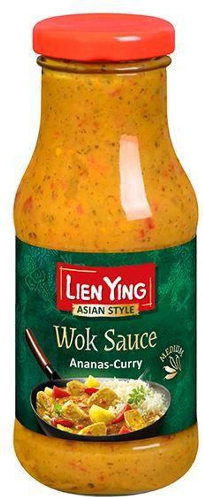 Wok Sauce Ananas-Curry Produktbild 