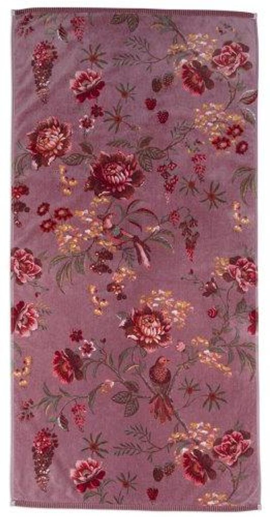 Pip Studio Duschtuch Secret Garden Mauve (70x140cm) Produktbild 