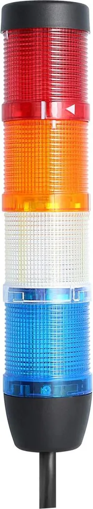 Colonne lumineuse STEX24 SS50-OB4/24 128 LED 24V clignotante 4 couleurs