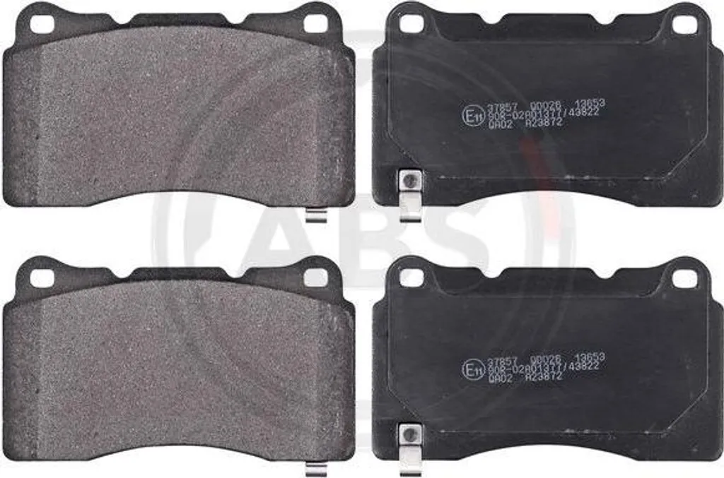 Plaquettes de frein A.B.S. 37857 silencieuses et durables pour Insignia