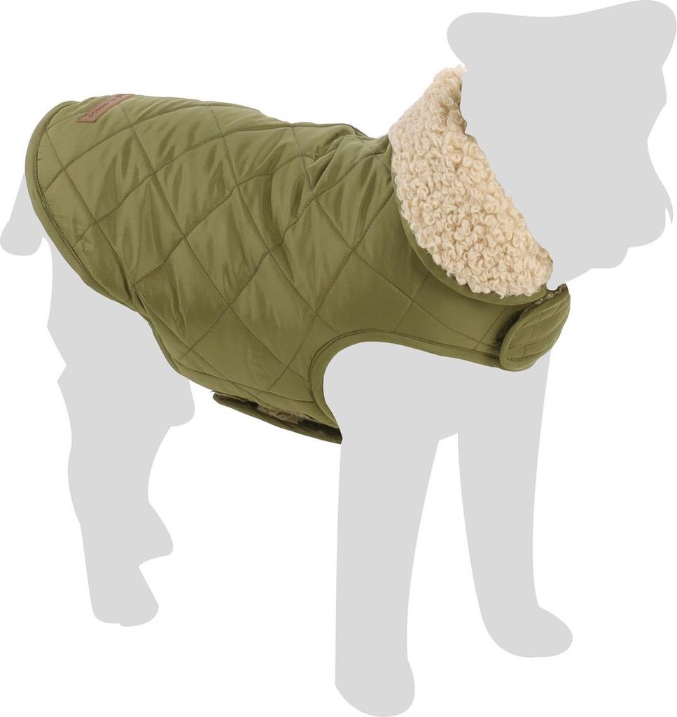 Flamingo Mantel Bonnie grün, Rückenlänge: 40 cm