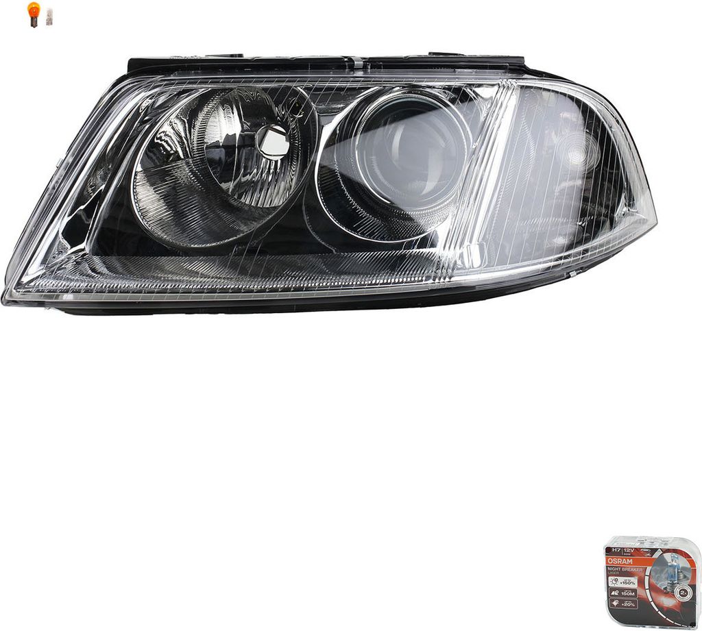 Johns, Scheinwerfer + Osram Night Breaker Laser passend für VW Passat 3B Links 3B0941015AK 3B0941015AN 3B0941017AG 3B0941017AK
