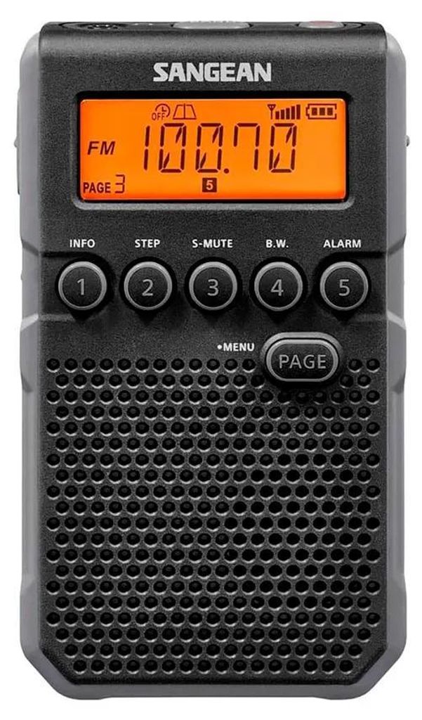 Sangean DT-800, Reisradio, Digitaal, AM, FM, LCD-scherm, Productafbeelding 