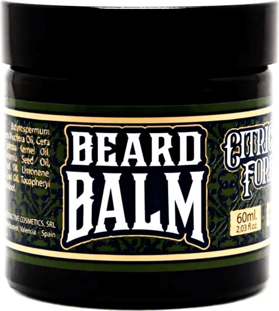 HEY JOE! - Beard Balm No 6 Citric Forest | Bálsamo para Barba Hidratante con Fragancia de Pino y Limón - Envase de 60 ml