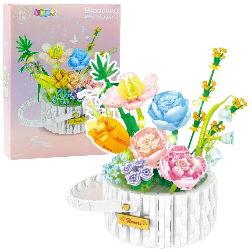Composition florale lumineuse en blocs de 1376 pcs