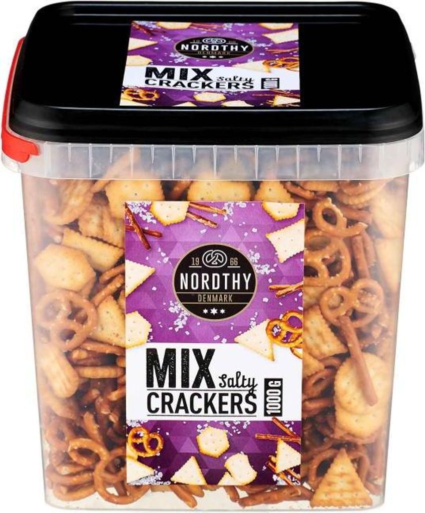 Nordthy Mix Salty Crackers 1kg Produktbild 