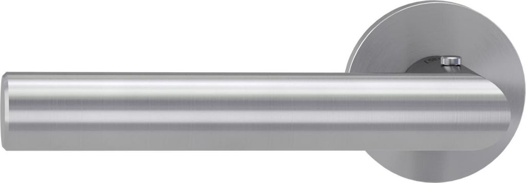 Griffwerk VAYA 128 LUCIA fast2fix Fast2Fix Rosetten rund smart2lock L Edelstahl matt