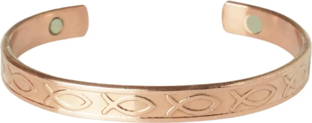 Bracciale Etnico Divine Fish in Rame | Accessorio Orientale Chic - 3