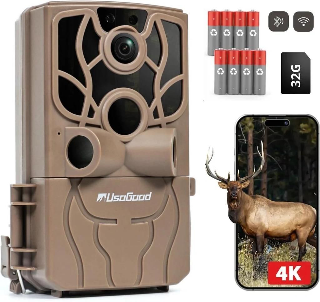 Caméra de chasse 4K Wi-Fi usogood avec application mobile, Image du produit 