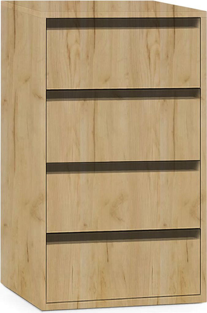 Set čtyř šuplíků do skříně 200 a 230 cm UNIV - dub craft Obrázek produktu 