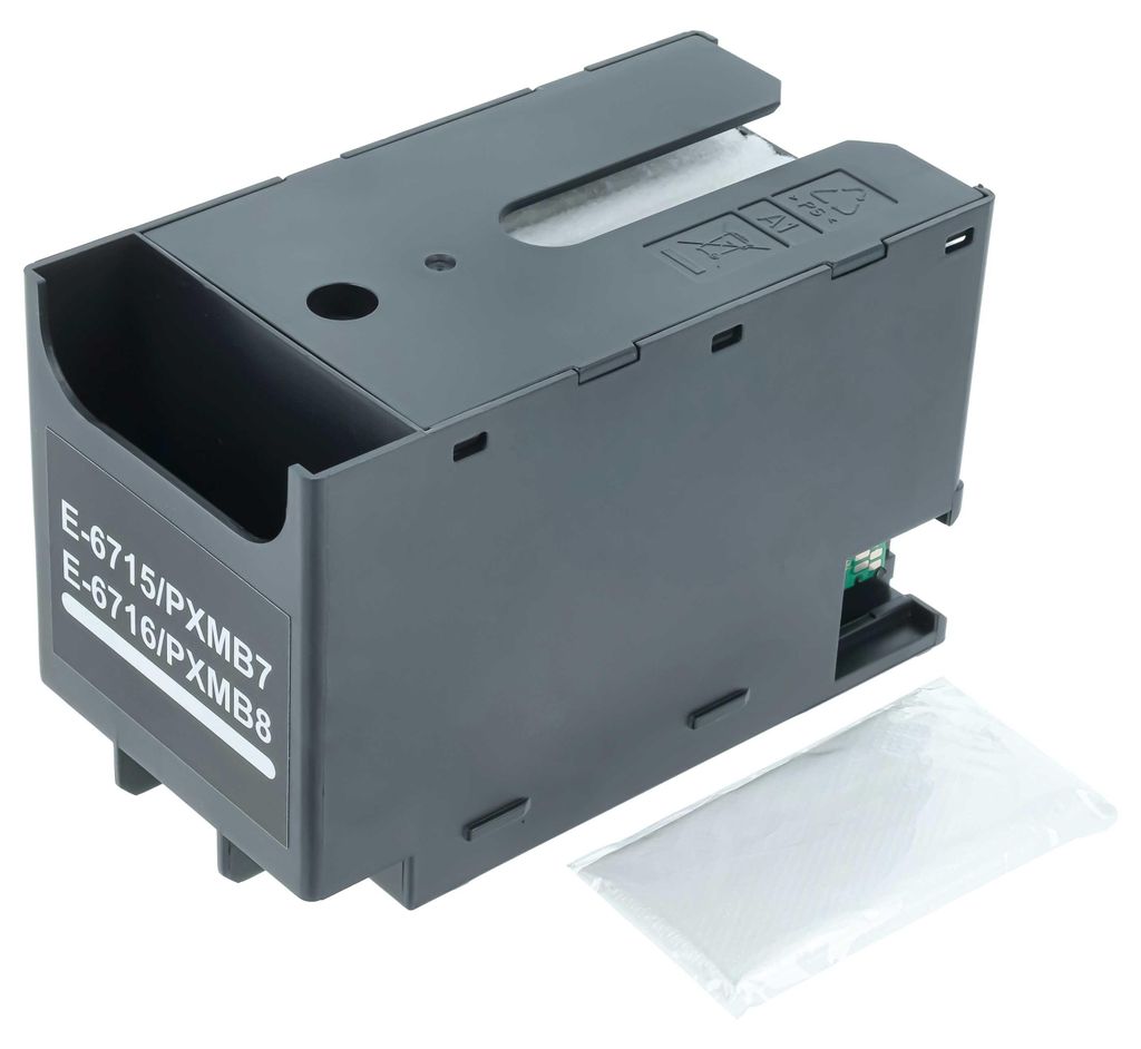 vhbw Resttintenbehälter kompatibel mit Epson Workforce Pro WF 4730 DTWF, WF 4725 DWF, WF 4720 Series, WF 4720 DWF Tintenstrahldrucker - Wartungsbox