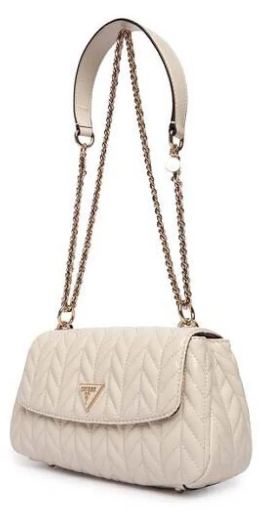 Sac à main Guess Cheryl blanc idéal pour vos sorties - Style Convertible - 3