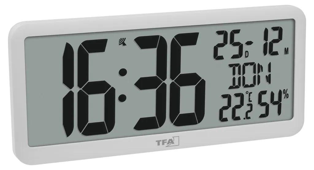 Horloge numérique radiopilotée TFA : ne réglez plus jamais l'heure manuelle