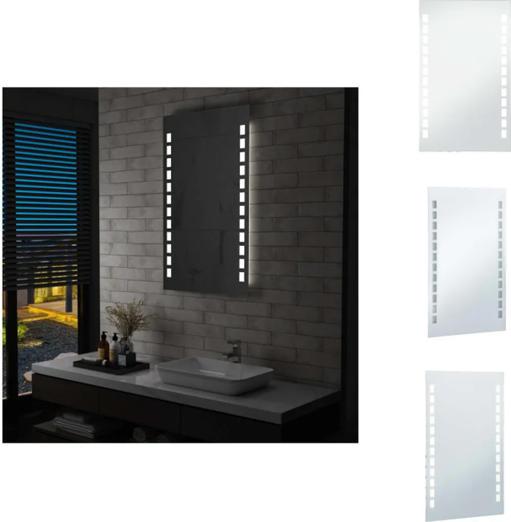 Specchio Parete LED vidaXL 60x100 cm - Specifiche Tecniche e Prezzo