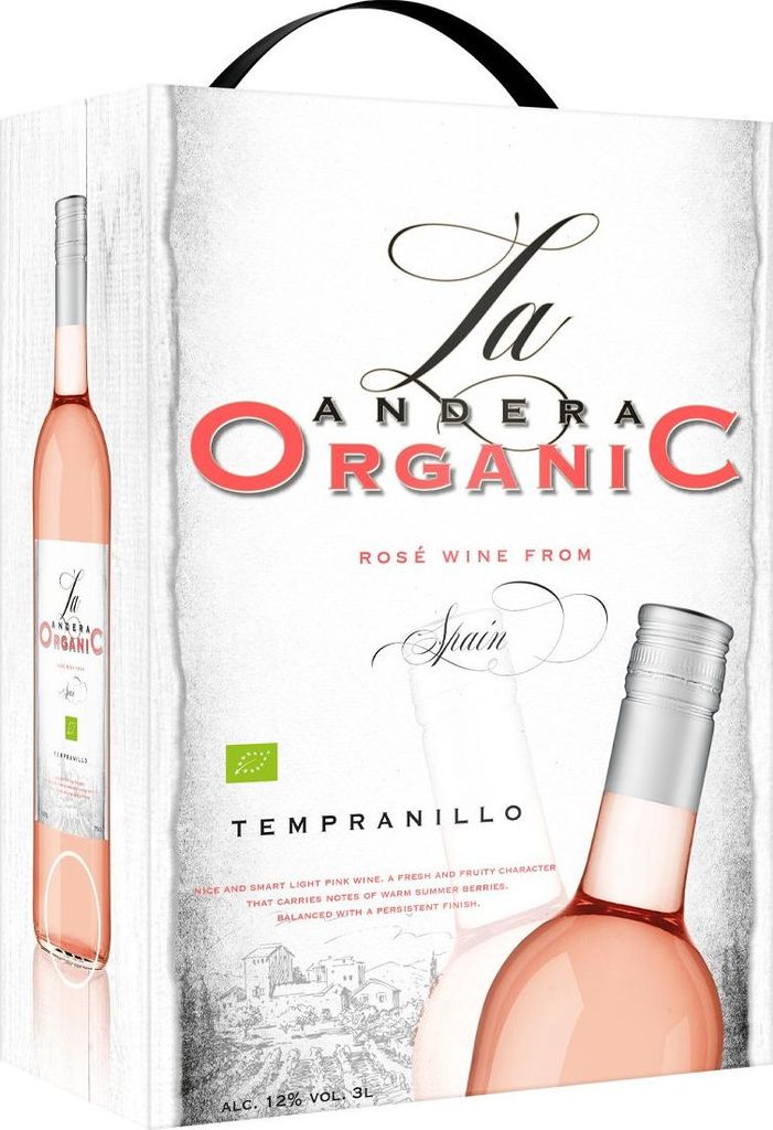 La Andera Organic Rosé 12% Vol. 3L BIB - Produktbild 