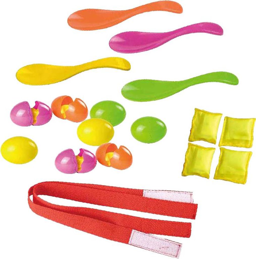 Verspieltes Partyspielset mit 3 verschiedenen Spielen