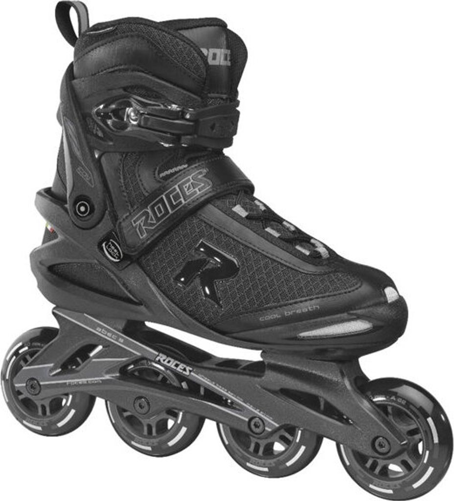 Roces Icon Inline-Skates Softboot Herren 80 mm 82A schwarz Größe 42
