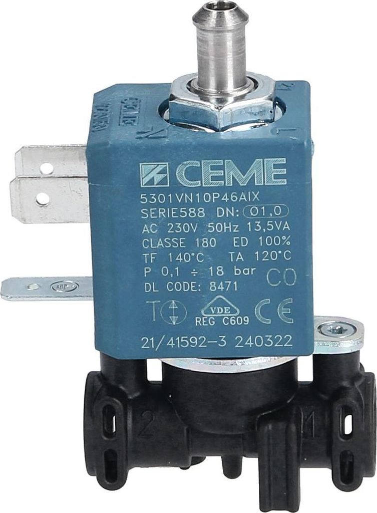easyPART passend für 813050268 smeg Magnetventil CEME 5301VN10P46AIX für Kaffeemaschine