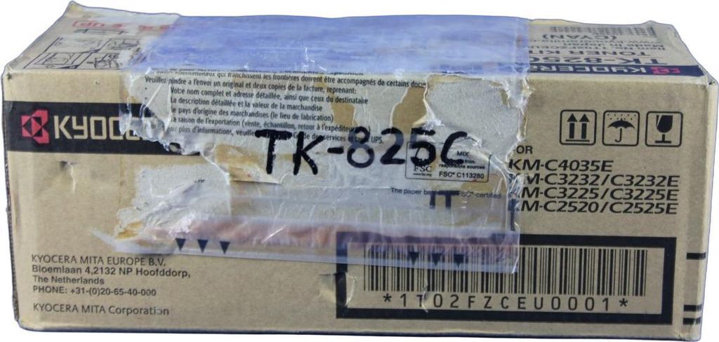 Kyocera Mita TK-825C Tonerkartusche 1T02FZCEU0 Cyan fr Kyocera Mita KM-C3232