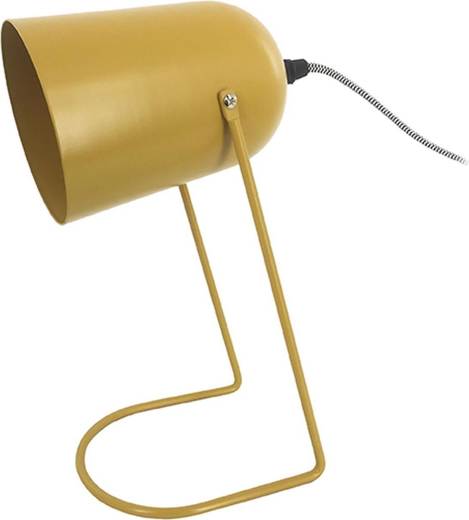Leitmotiv - Tischleuchte Enchant - Ockergelb - 30x18cm Produktbild 