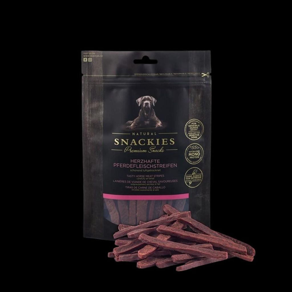 SNACKIES Herzhafte Pferdefleischstreifen 400 g Produktbild 