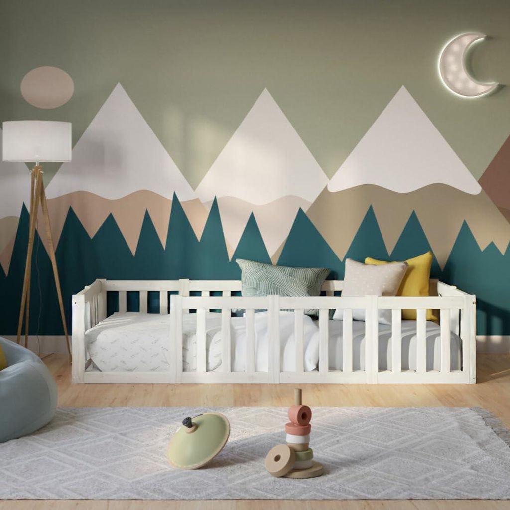 Crazy Pine Letto per Bambini 120x180 cm – Letto Montessori Immagine del prodotto 