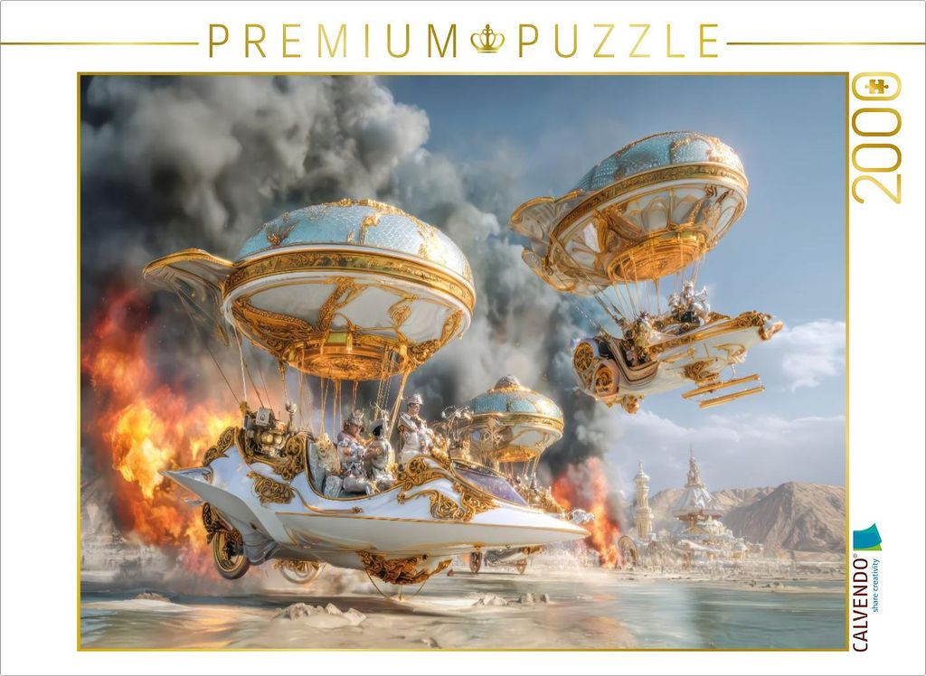 CALVENDO Puzzle Festival in der Wüste | 2000 Teile Lege-Größe 90x67cm Foto-Puzzle für glückliche Stunden