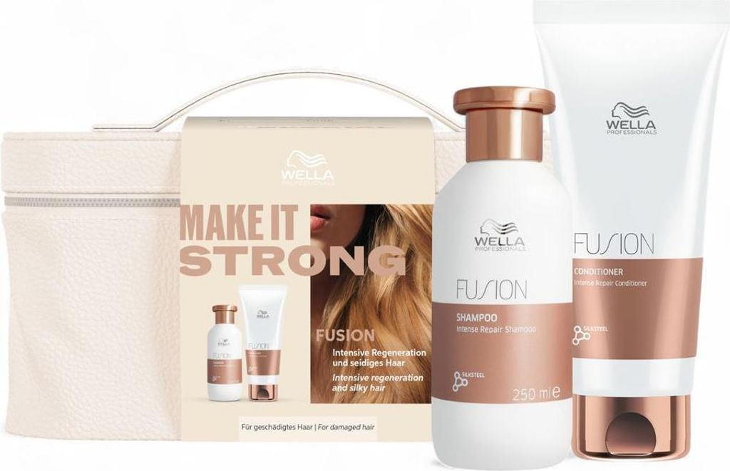 Wella Professionals Fusion Intense Repair Geschenkset - Shampoo 250 ml + Conditioner 200 ml