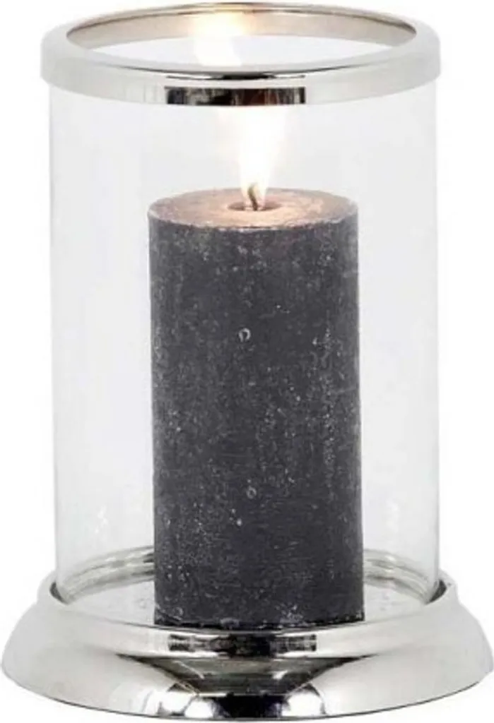 Luminaire de Luxe pour Entrée et Salon en Nickel Poli Diamètre 13 x 22cm