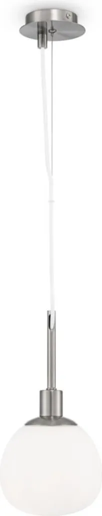 Suspension de Chambre ou Salon Maytoni Erich Nickel Globe Blanc E14
