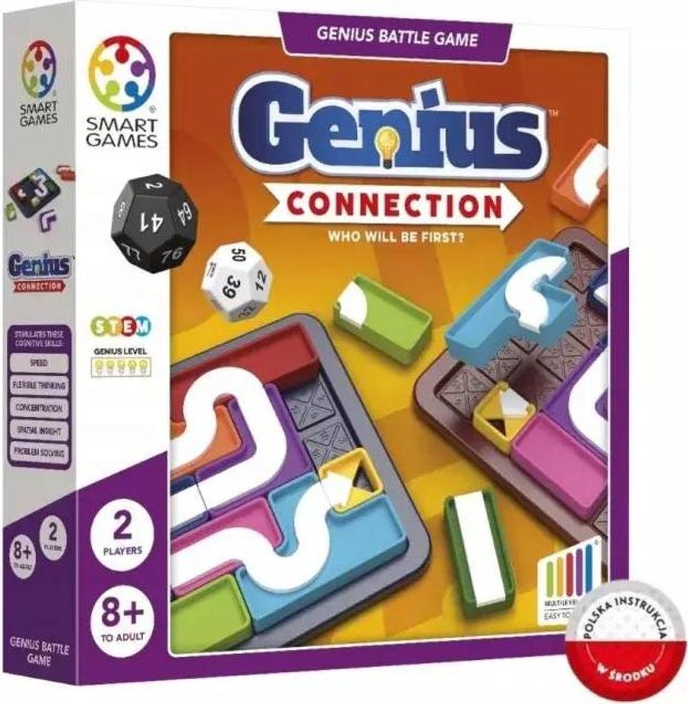 SmartGames Genius Connection, Puzle pudełkowe, 8 lat(a) Zdjęcie produktu 