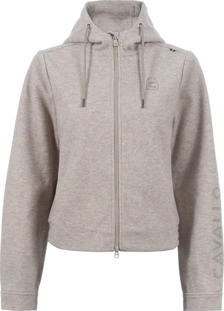 Cavallo Jacke RABI hazel melange Boxy-Schnitt Sportswear HW 25, Größe:38