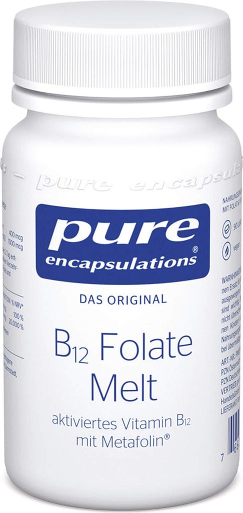 Pure Encapsulations B12 Folate Melt Lutschtabletten, 90 St. Produktbild 