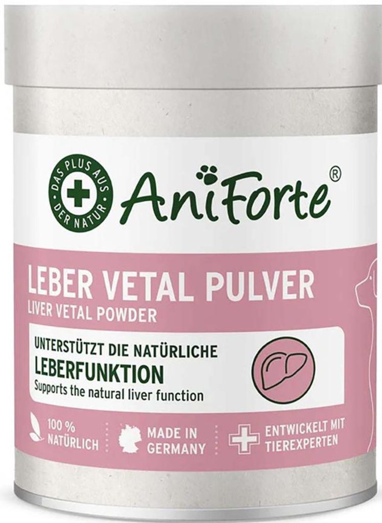 AniForte LeberVetal Pulver für Hunde 100 g - Natürliche Produktbild 