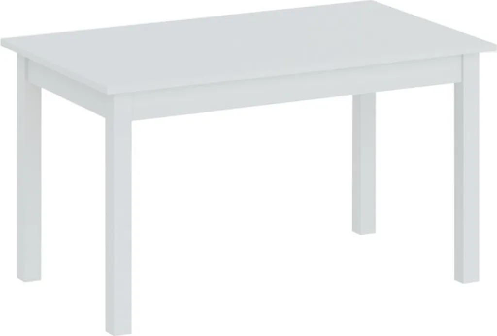 Table extensible BOGATA blanche laquée - Gain de place et design chic