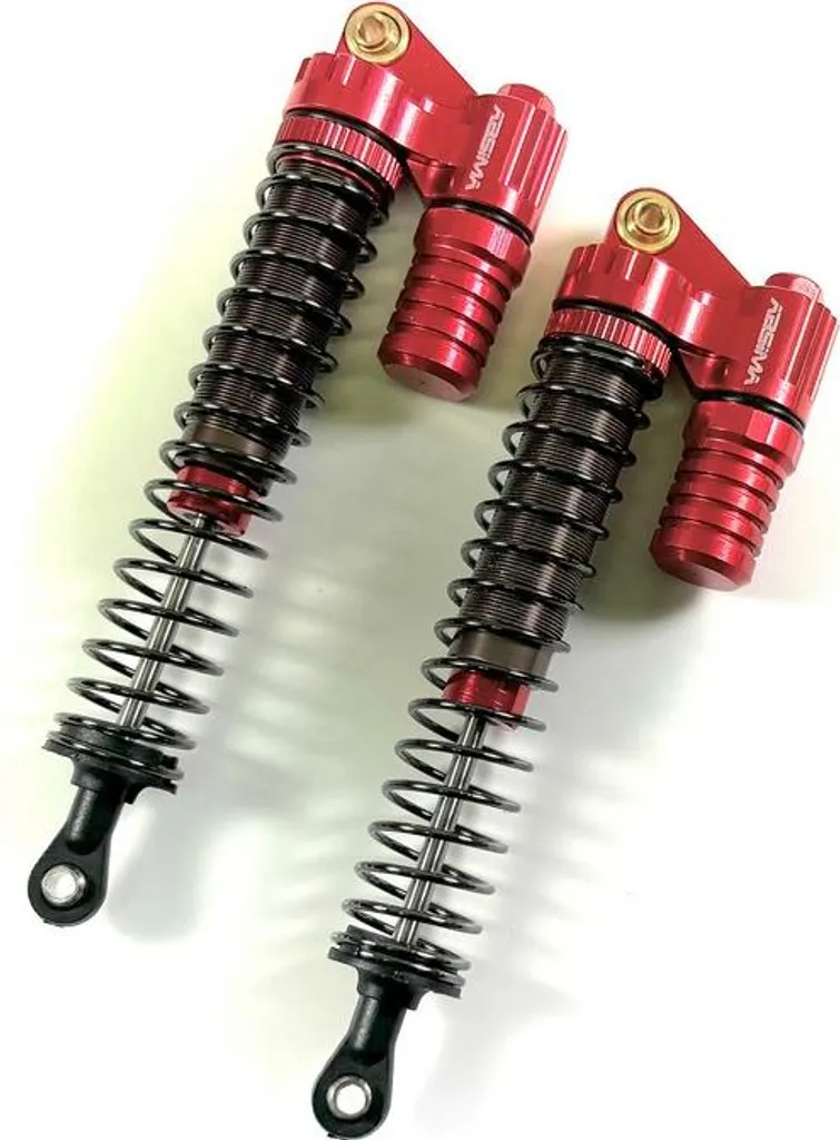 Amortisseurs Hydrauliques 110mm Aluminium pour Voiture RC 1/10 Tout-Terrain