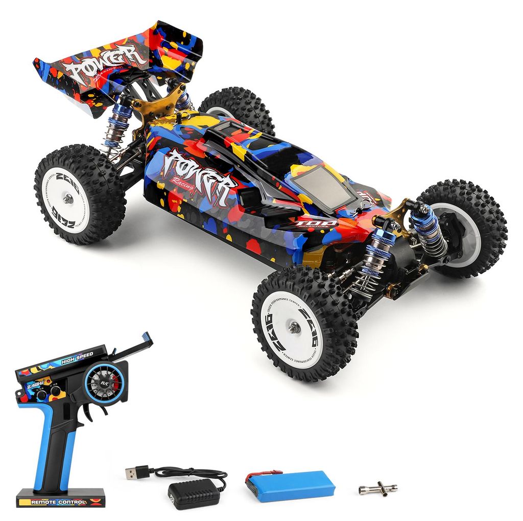WLtoys XKS 124007 Remote Control Car 1/12 2.4GHz 75KM/H High Speed Off Road Trucks Brushless Motor Metal Chassis 4WD Vehicle Racing Climbing Car