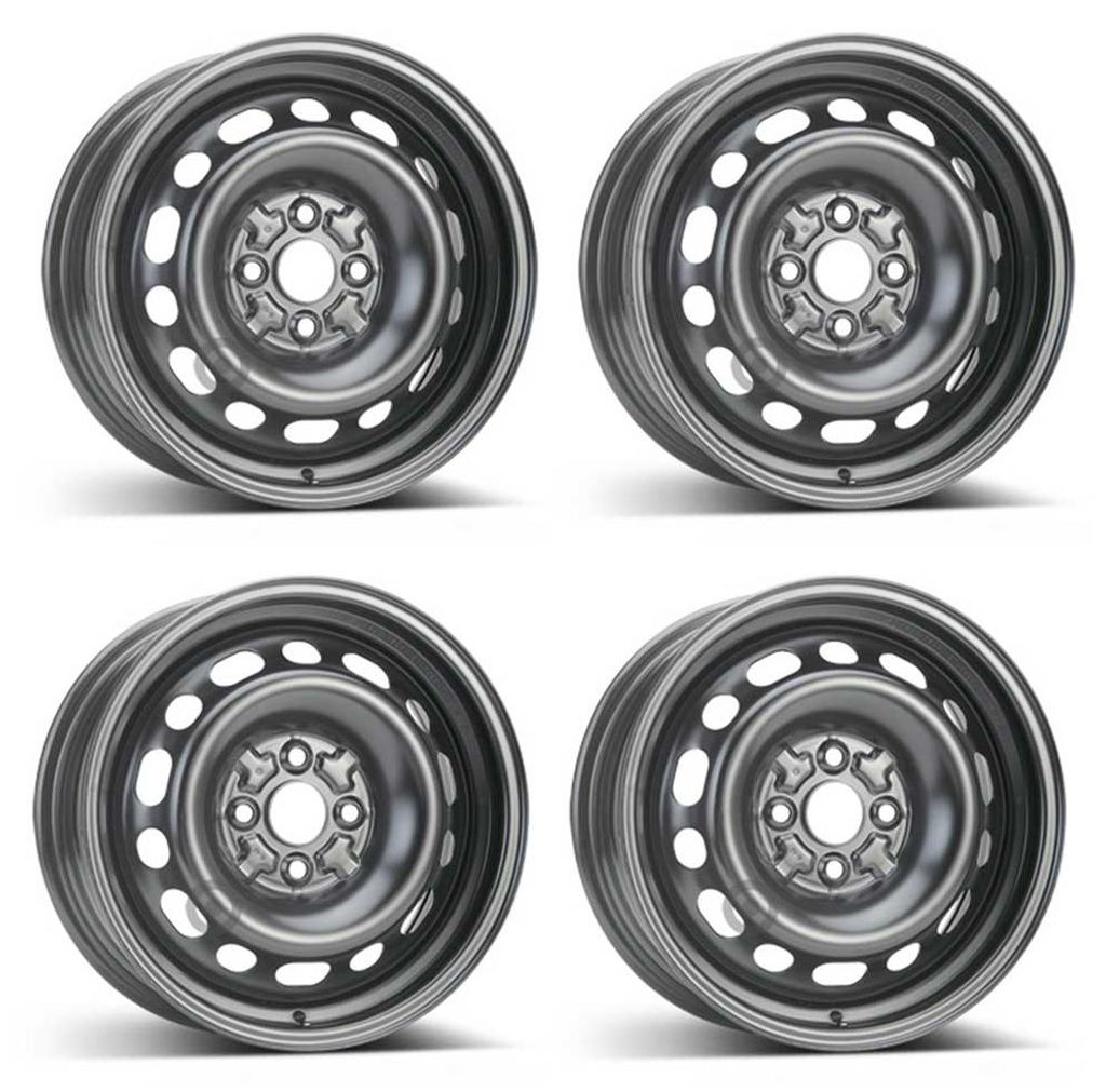 4 Stahlfelgen Alcar 7190 6.0Jx15 ET45 4x100 für Mazda 2
