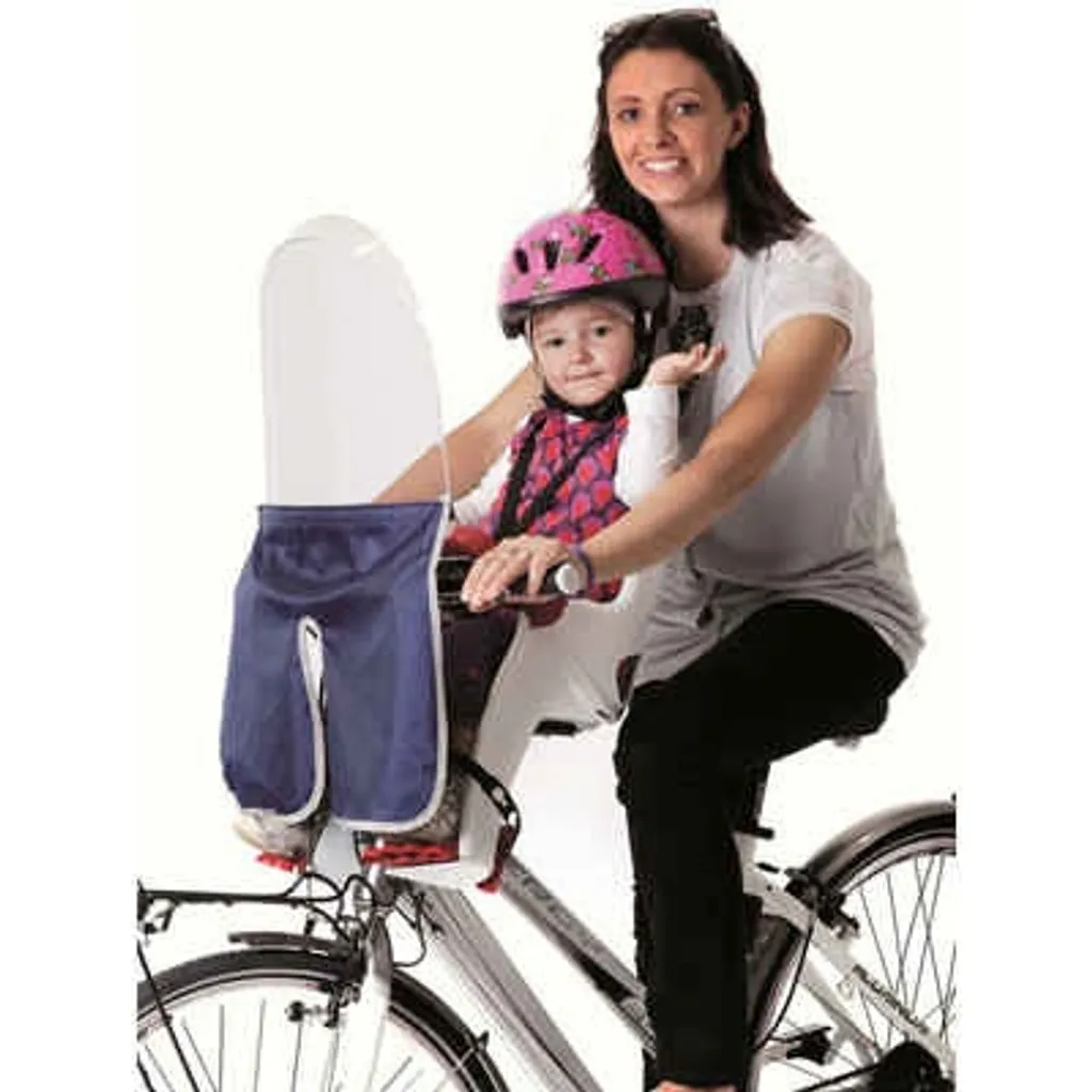 Déflecteur de vent pour vélo 60x41 cm en polycarbonate incassable