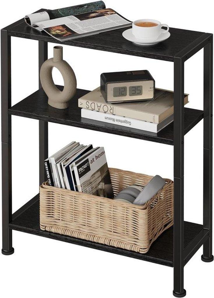 Kleiner Nachtisch für Wohnzimmer, Schlafzimmer, Büro, Schwarz