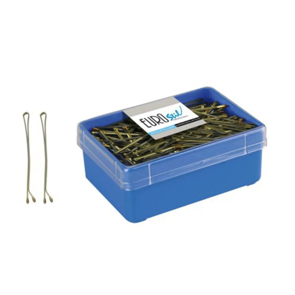 Fixation Durable Cheveux avec les Miniclips 25mm Bronze - Anti-Glisse