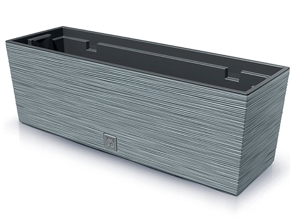 nabbi Jardinière en plastique DFC600 58 cm - béton gris Image du produit 