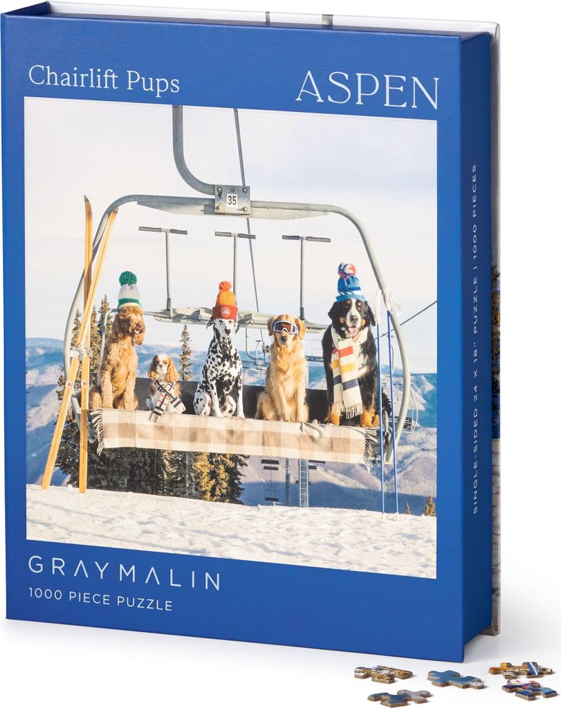 Gray Malin Aspen 1000-teiliges Buch-Box-Puzzle